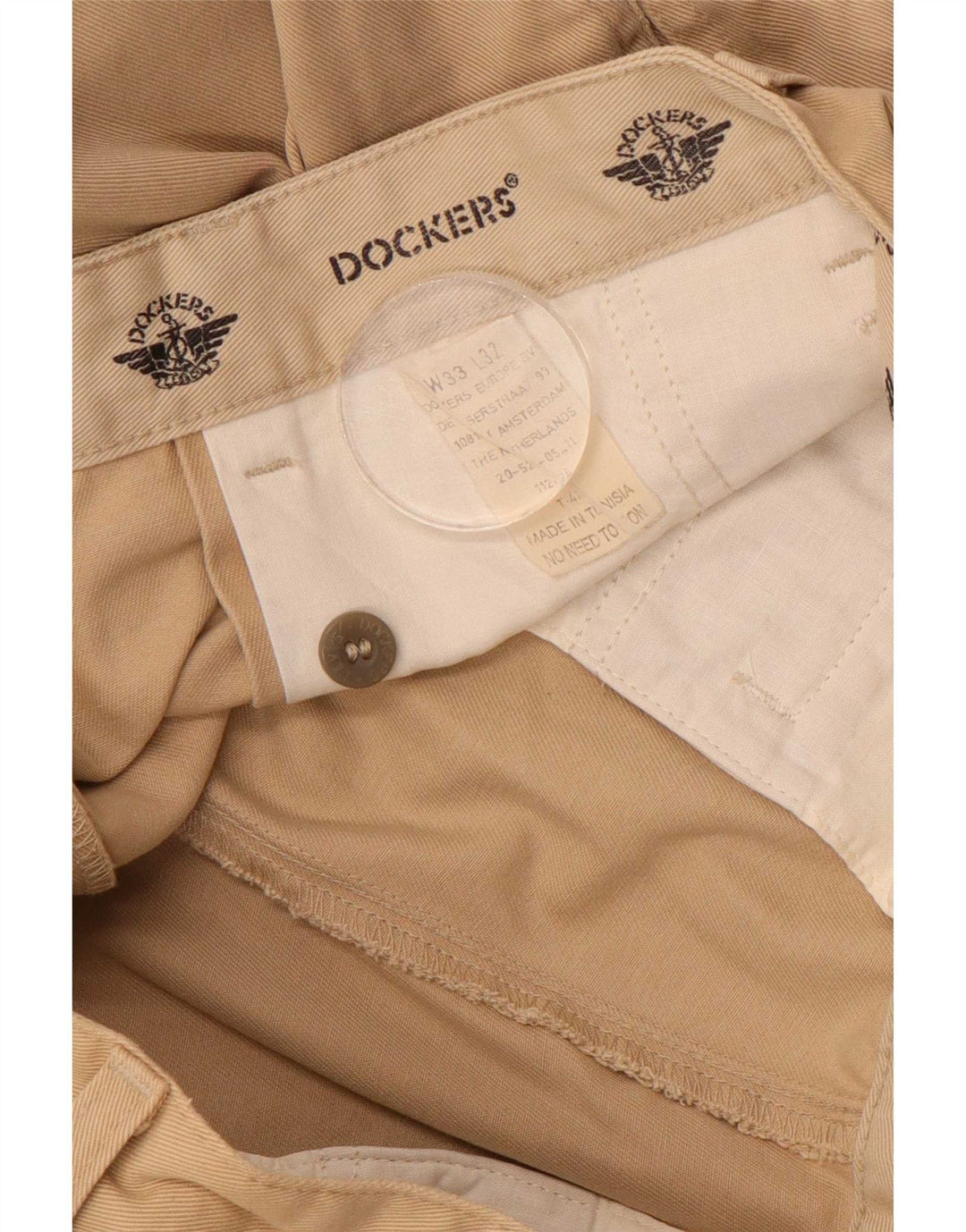 Dockers Ανδρικό παντελόνι Chino με καρφίτσα W33 L29 Beige