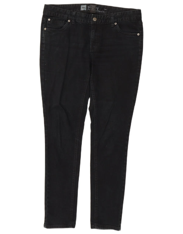 Mossimo Γυναικεία Skinny Jeans Χαμηλή Μέση US 8 Medium W34 L30 Γκρι βαμβακερό