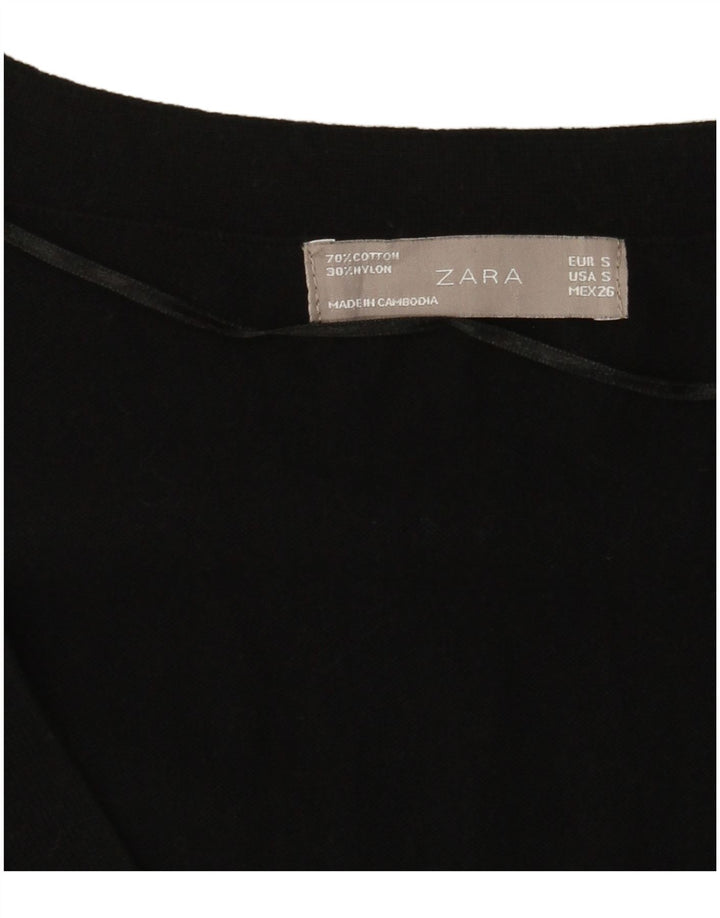 Zara Γυναικείο πουλόβερ UK 8 Small Black