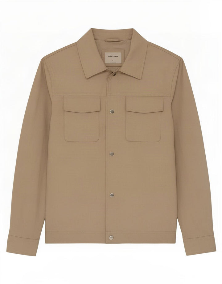 Ανδρικό μπουφάν Marks & Spencer UK 40 Large Beige