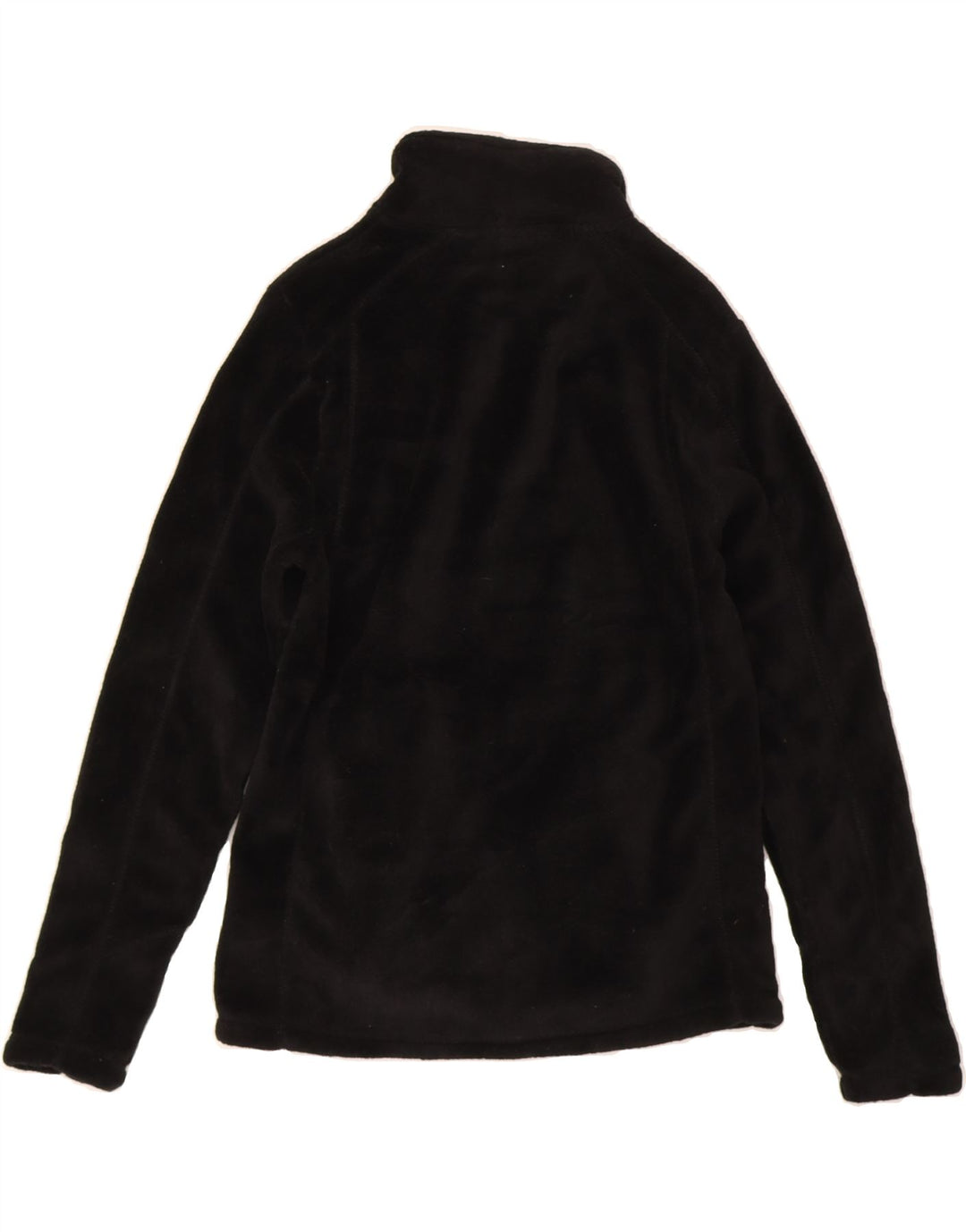 LOTTO Womens Zip Neck Fleece Jumper UK 16 Large Black Polyester Vintage Lotto and Second-Hand Lotto from Messina Hembry 