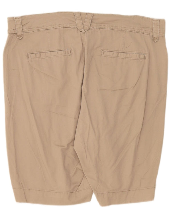 Lee Womens Riders Casual σορτς US 14 XL W36 Μπεζ βαμβακερό