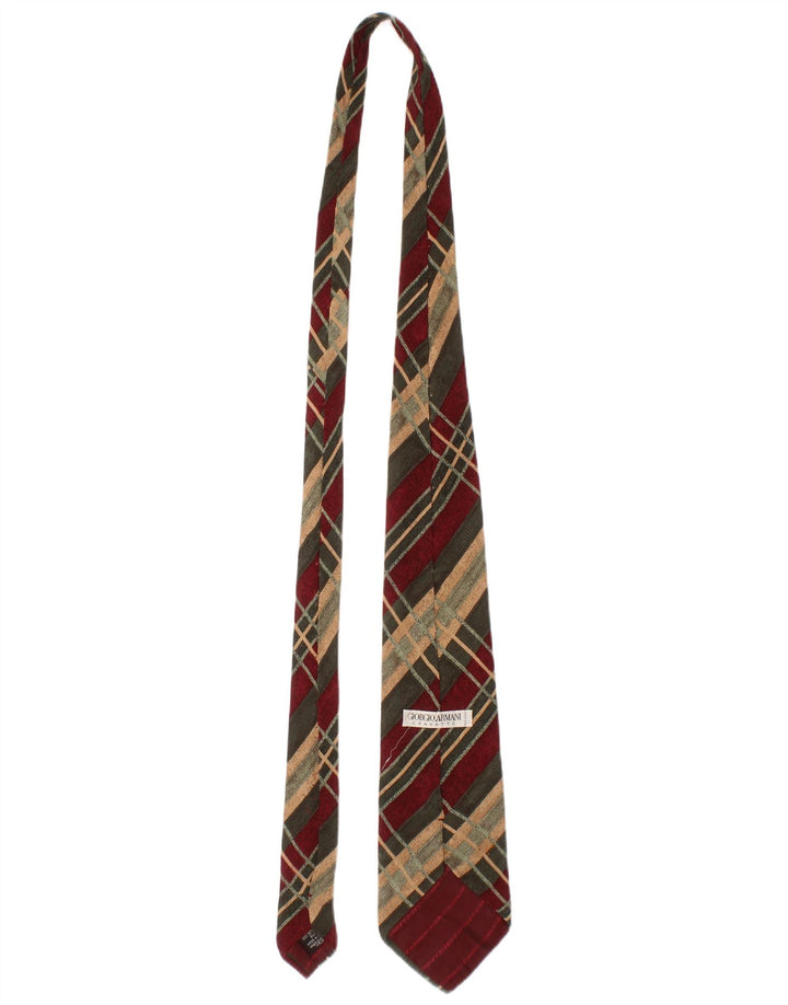 Ανδρική γραβάτα Giorgio Armani One Size Πολύχρωμη καρό μεταξωτή Classic