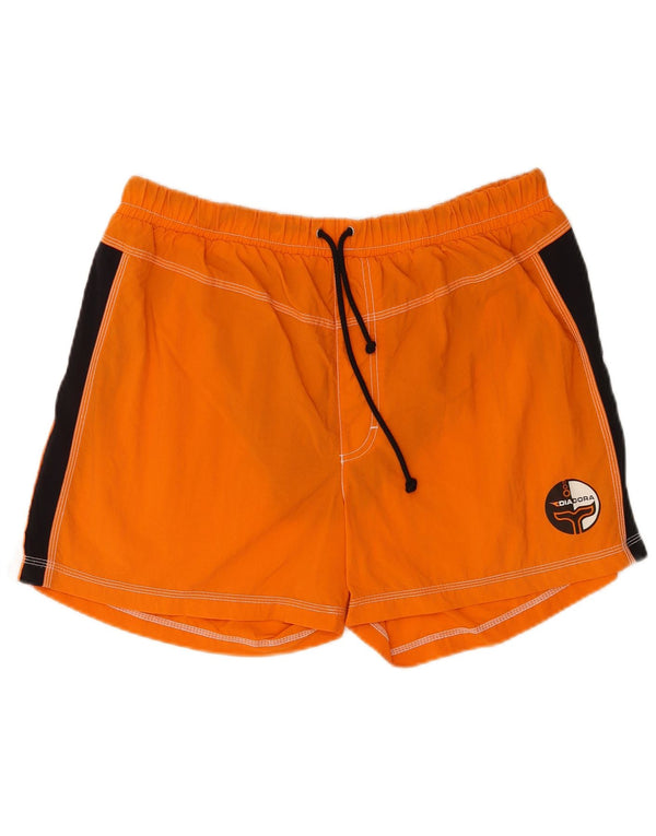 Ανδρικό σορτς κολύμβησης Diadora κανονικό 2XL πορτοκαλί πολυαμίδιο