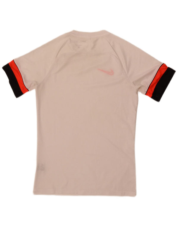 Ανδρικό T-shirt Nike Dri Fit T-shirt Small White Colorblock Πολυεστέρας