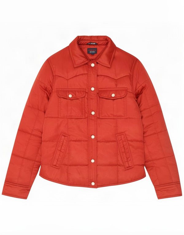 Tommy Hilfiger Γυναικείο μπουφάν με επένδυση UK 12 Medium Red Polyester