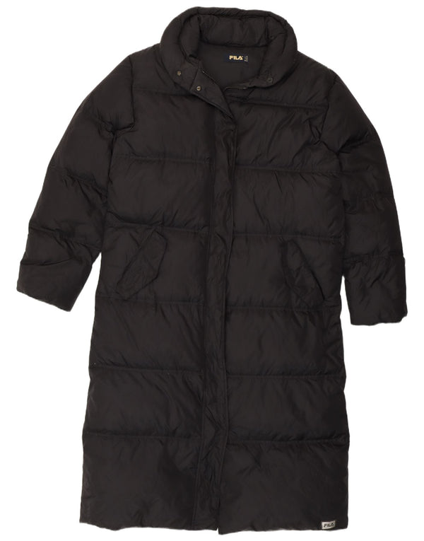 Fila Womens Padded Coat IT 48 XL Black Polyamide