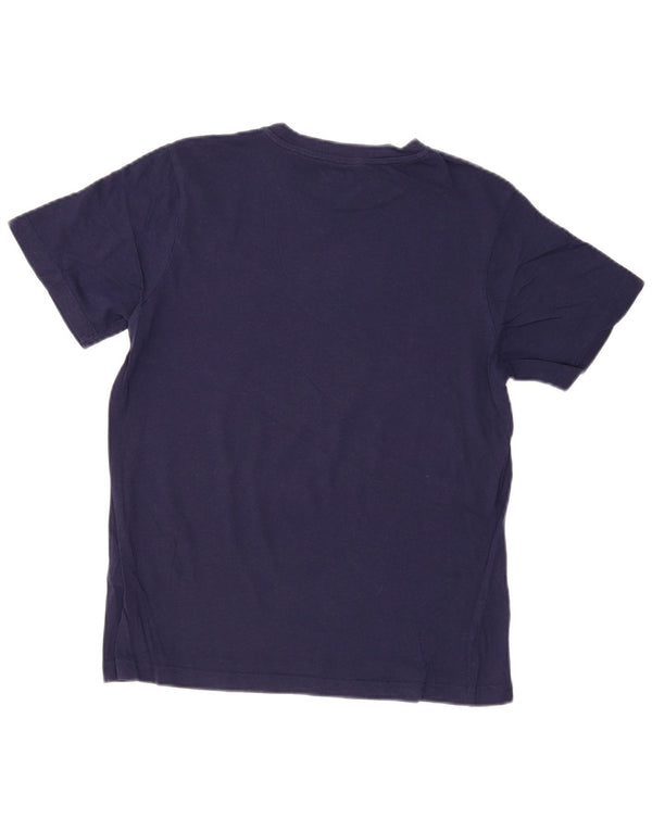 Ανδρικό γραφικό μπλουζάκι Kappa Top Medium Navy Blue από βαμβάκι