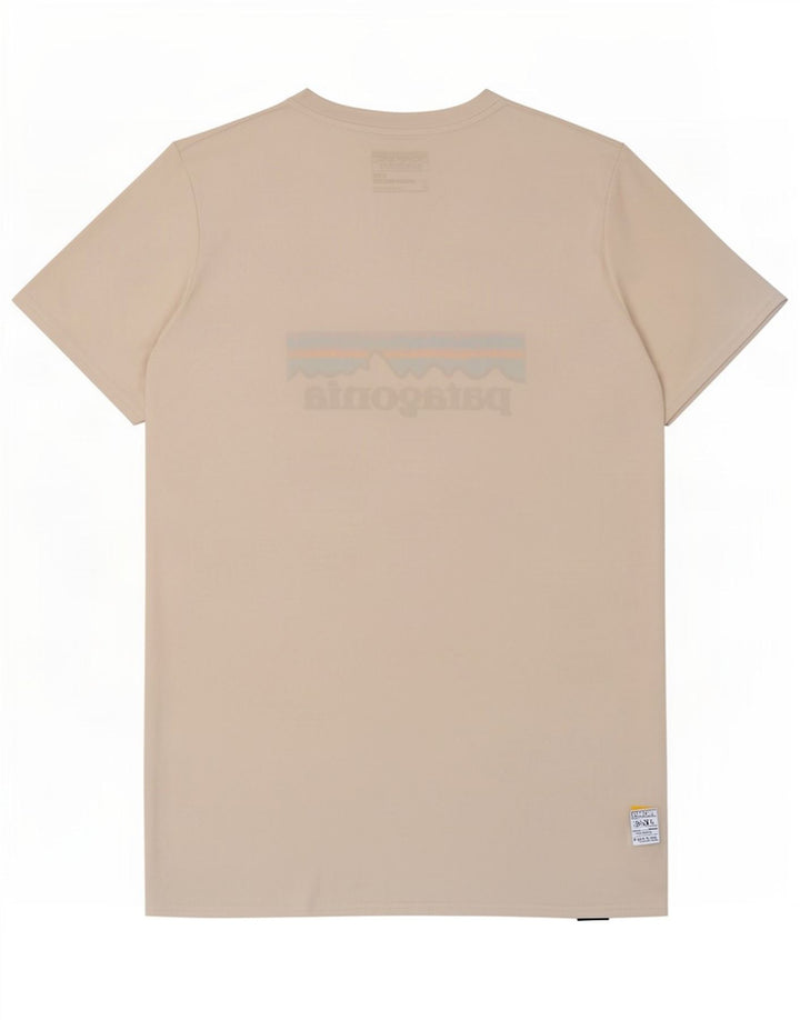 Ανδρικό γραφικό μπλουζάκι Patagonia Top Medium White Polyester