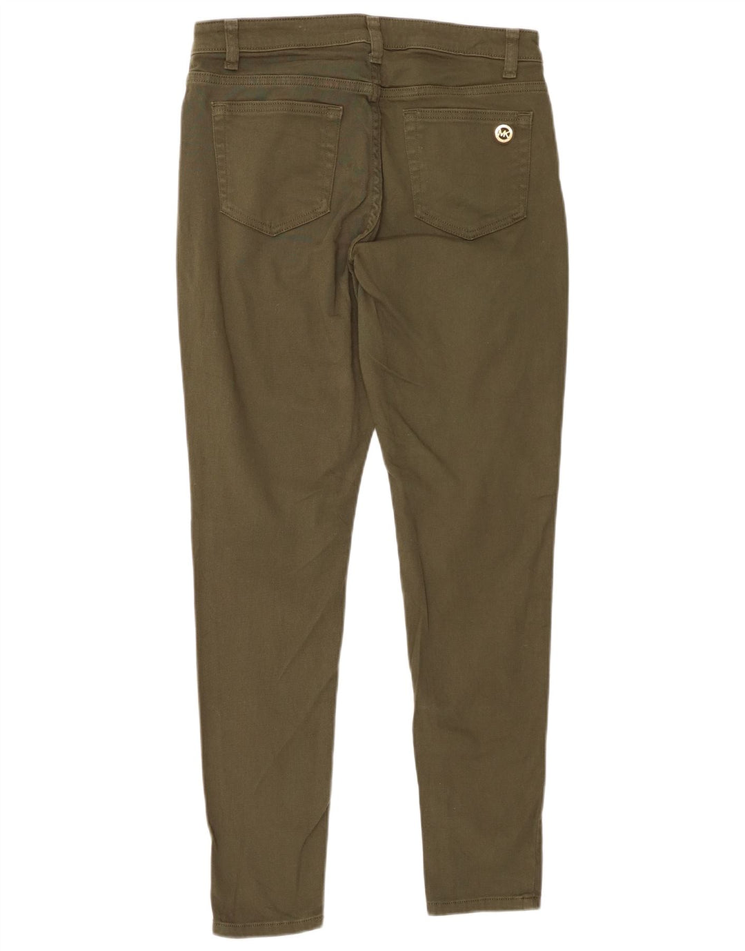 MICHAEL KORS Γυναικείο Skinny Casual Παντελόνι US 8 Medium W28 L29 Khaki