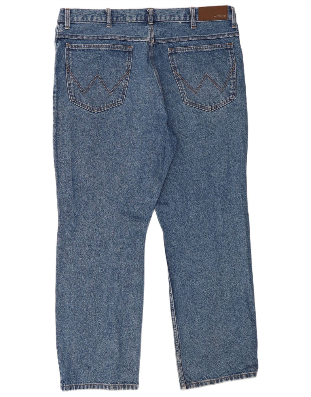 Ανδρικό τζιν Wrangler ίσιο W40 L30 Μπλε βαμβακερό