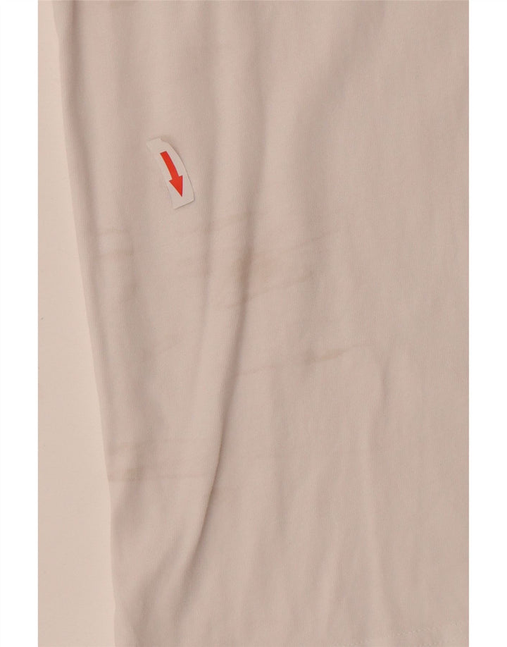 Ανδρικό γραφικό T-Shirt Calvin Klein Τοπ μεσαίο λευκό βαμβακερό
