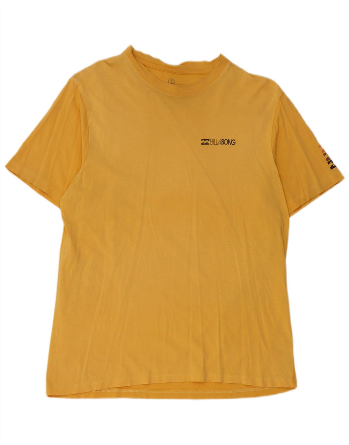 Ανδρικό T-Shirt Billabong Top μεγάλο κίτρινο βαμβακερό