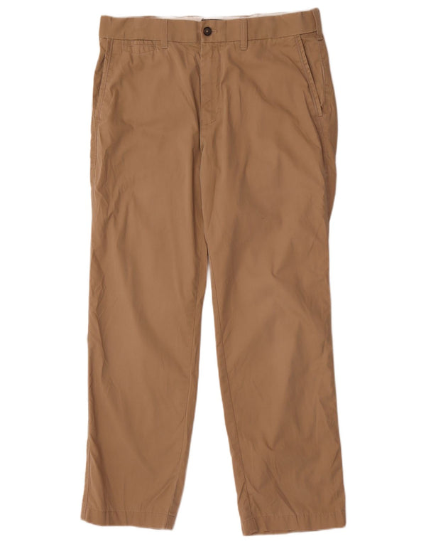 Marks & Spencer Ανδρικό Παντελόνι Chino Straight Blue Harbour W34 L29 Beige