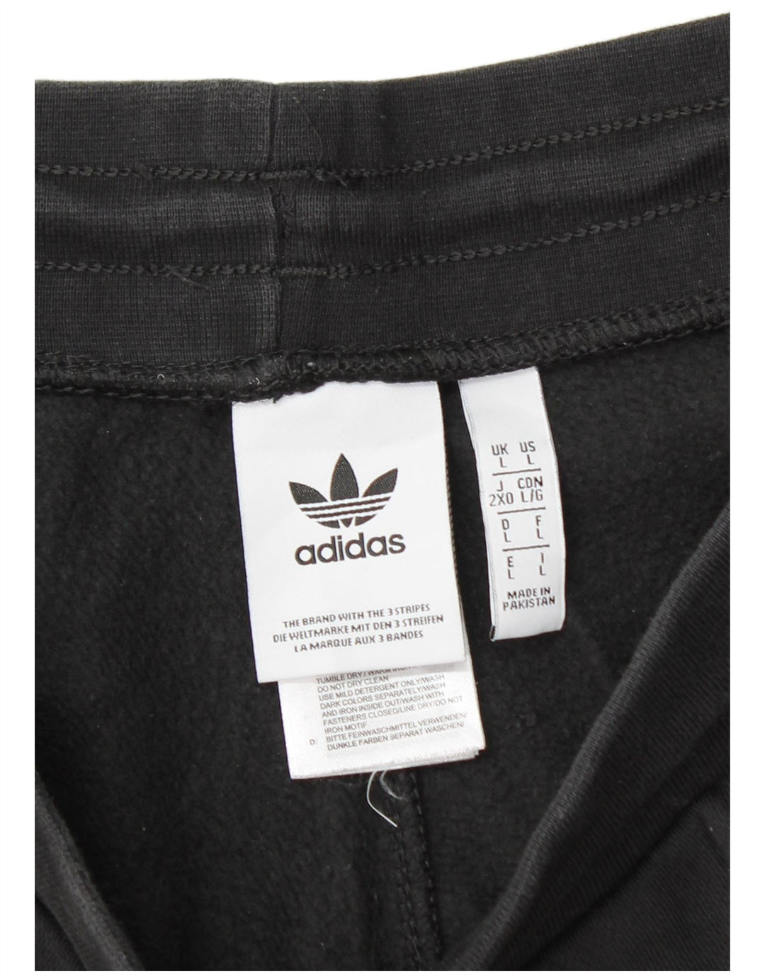 Ανδρική φόρμα ADIDAS Παντελόνι Joggers Μεγάλο Μαύρο Βαμβακερό