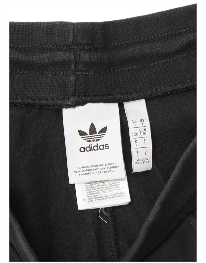 Ανδρική φόρμα ADIDAS Παντελόνι Joggers Μεγάλο Μαύρο Βαμβακερό