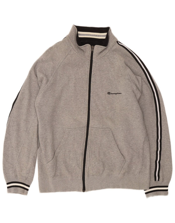 Ανδρική αθλητική φόρμα Champion Top Jacket Μεγάλο Γκρι βαμβακερό