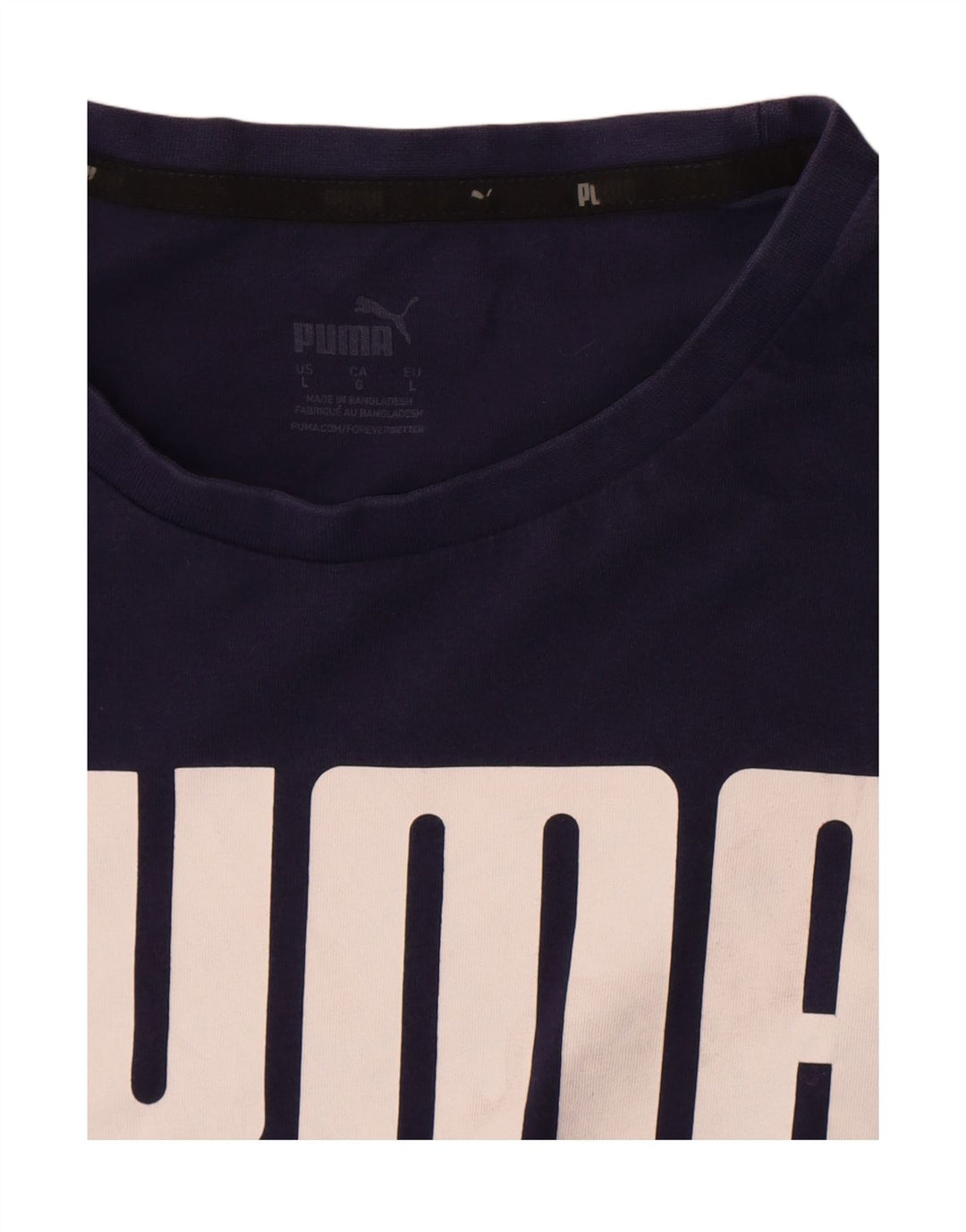 Ανδρικό γραφικό T-Shirt Puma Top Large Navy Blue