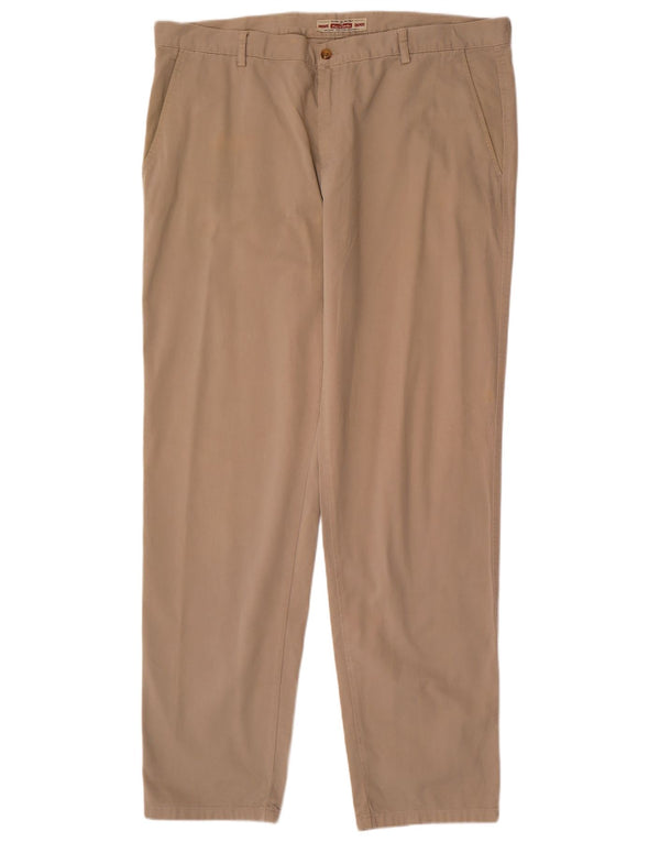 Pierre Cardin Ανδρικό ίσιο παντελόνι Chino EU 54 2XL W40 L34 Μπεζ βαμβακερό