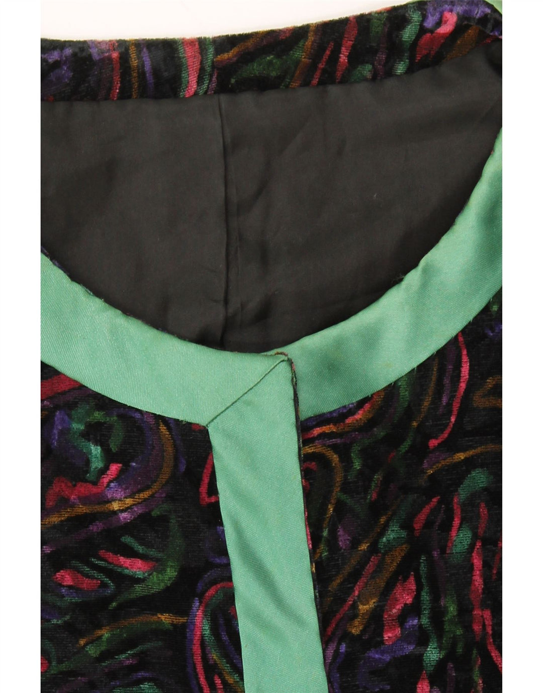 VINTAGE Γυναικείο Σετ Φούστας 2 τεμαχίων με 1 Κουμπί UK 12 Μεσαίο W32 Πολύχρωμο