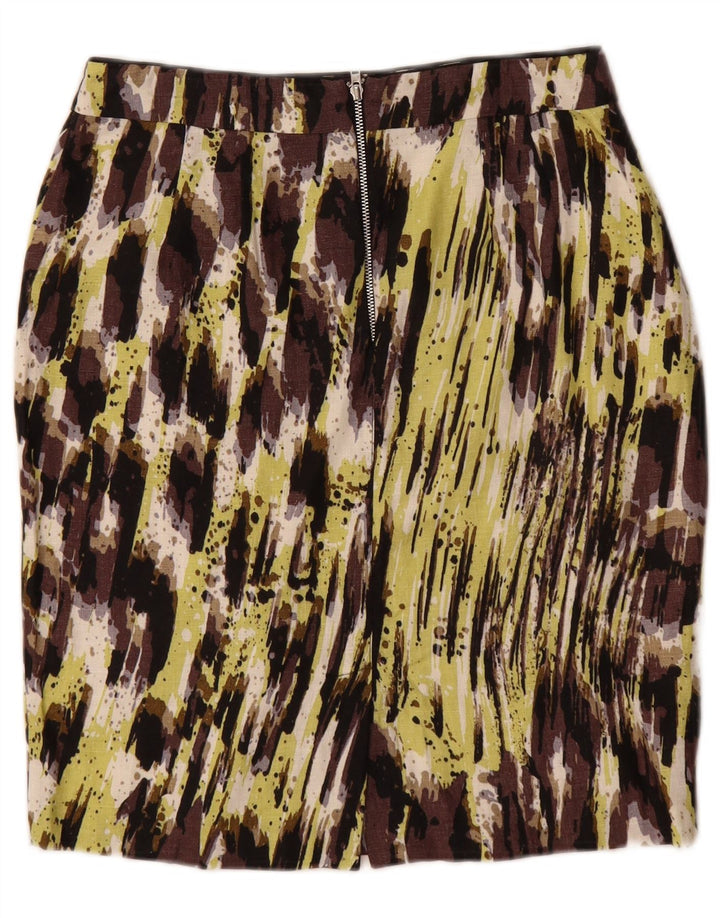 Marks & Spencer Γυναικεία Pencil Φούστα UK 8 Small W27 Πολύχρωμη