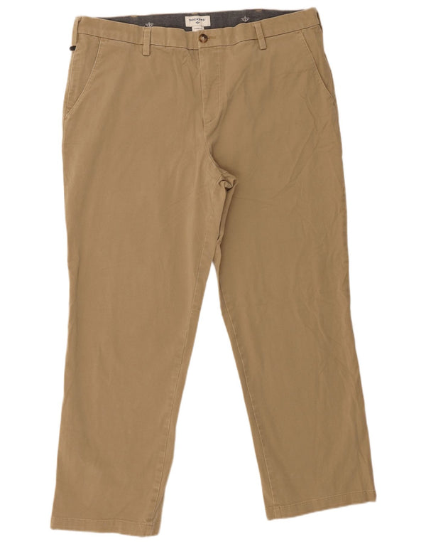Dockers Ανδρικό ίσιο παντελόνι Chino με ίσια γραμμή W40 L29 Μπεζ βαμβακερό