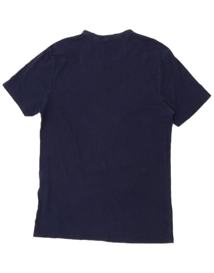 Ανδρικό γραφικό T-Shirt Levi's Top μεσαίο μπλε βαμβακερό