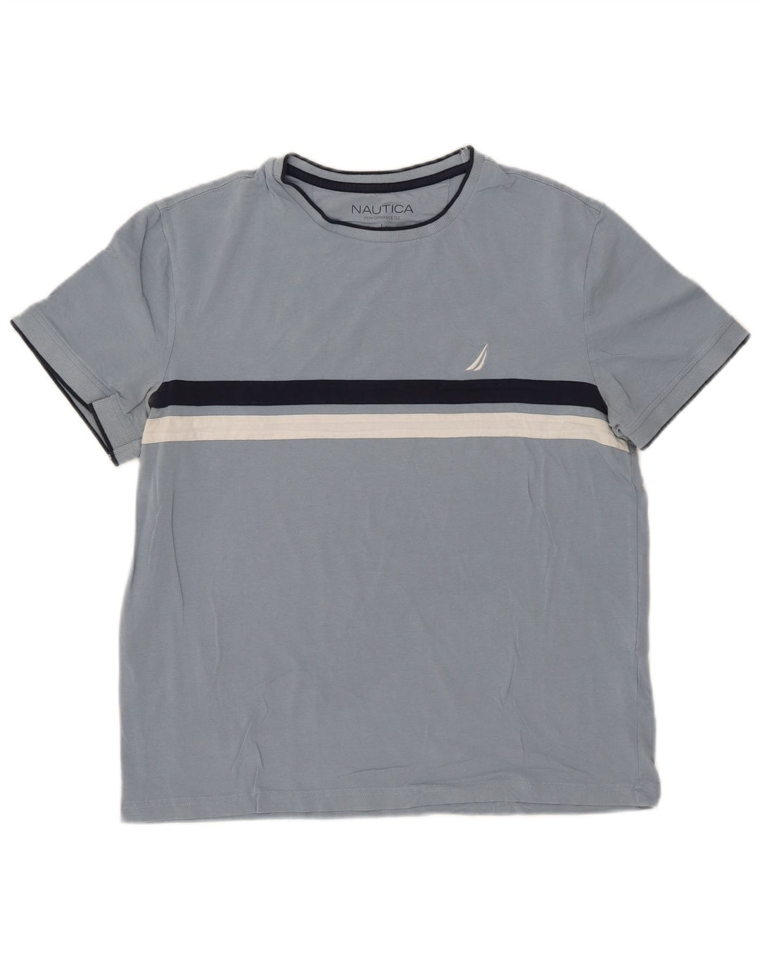 Ανδρικό T-Shirt Nautica Top μεγάλο μπλε βαμβακερό