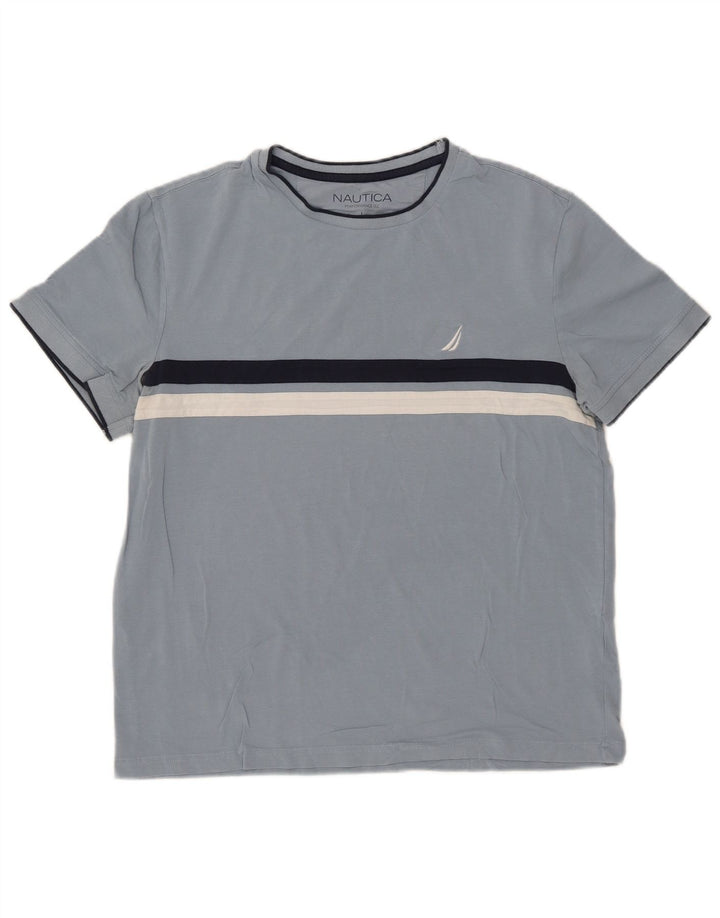 Ανδρικό T-Shirt Nautica Top μεγάλο μπλε βαμβακερό