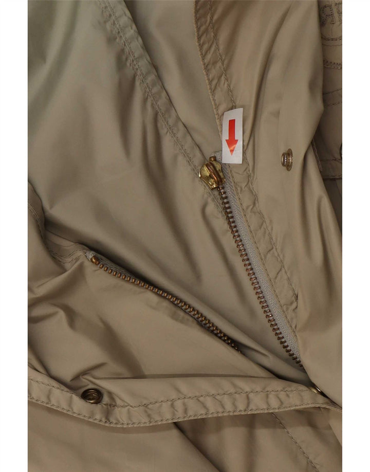 Cerruti 1881 Womens Utility Jacket IT 44 Medium Beige Nylon