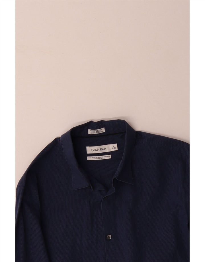 Ανδρικό πουκάμισο CALVIN KLEIN Νούμερο 15 15 1/2 Βαμβακερό μεσαίο μπλε ναυτικό