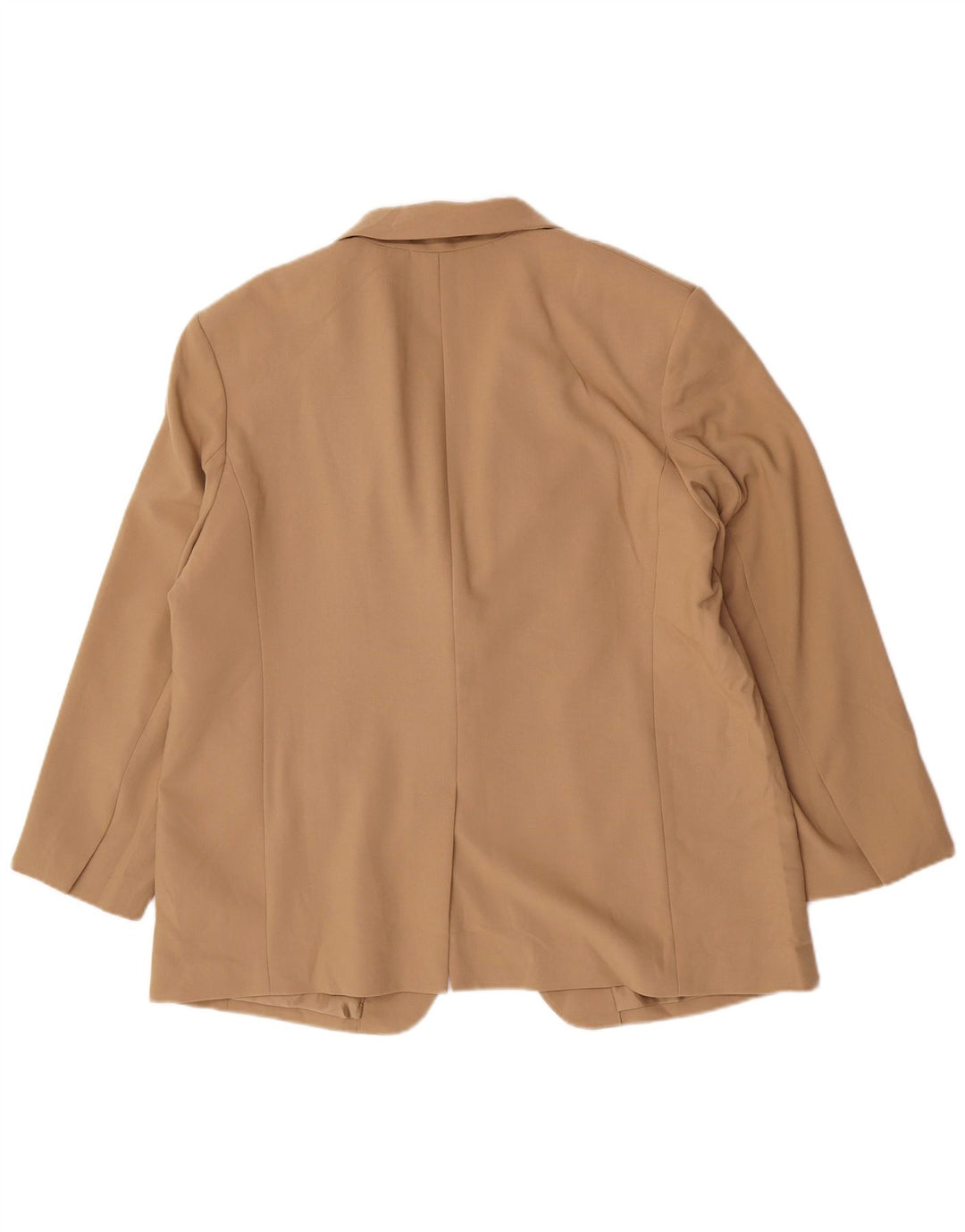 Marks & Spencer Γυναικείο σακάκι σακάκι με 1 κουμπί UK 18 XL Μπεζ πολυεστέρας