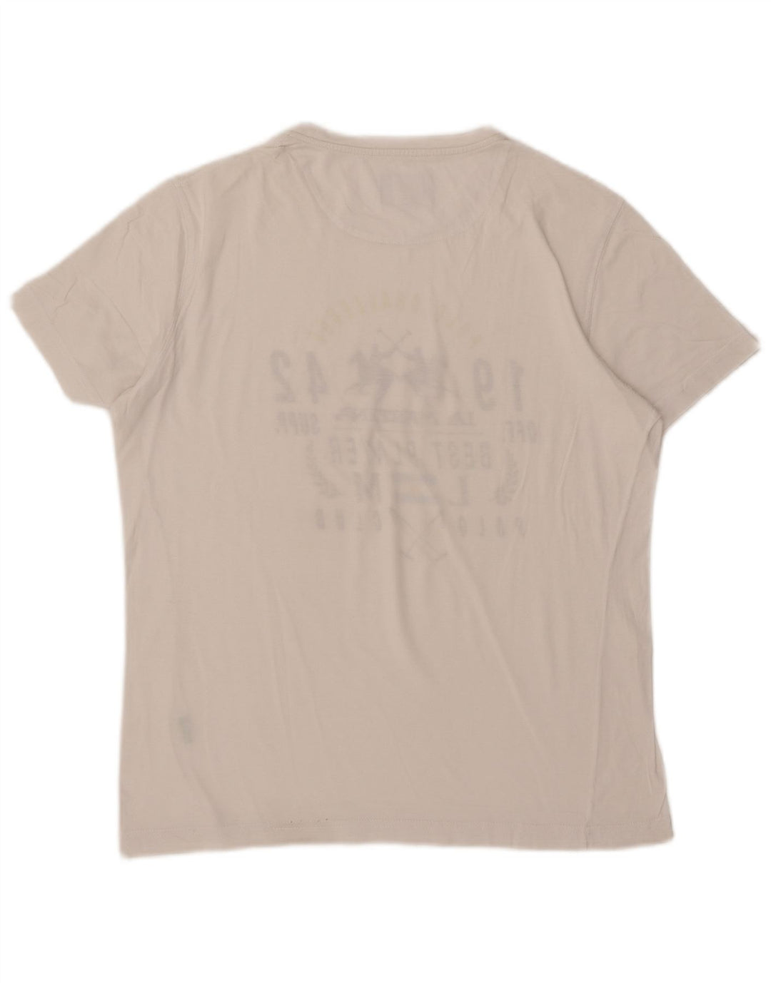 Ανδρικό γραφικό T-Shirt La Martina Top Medium White