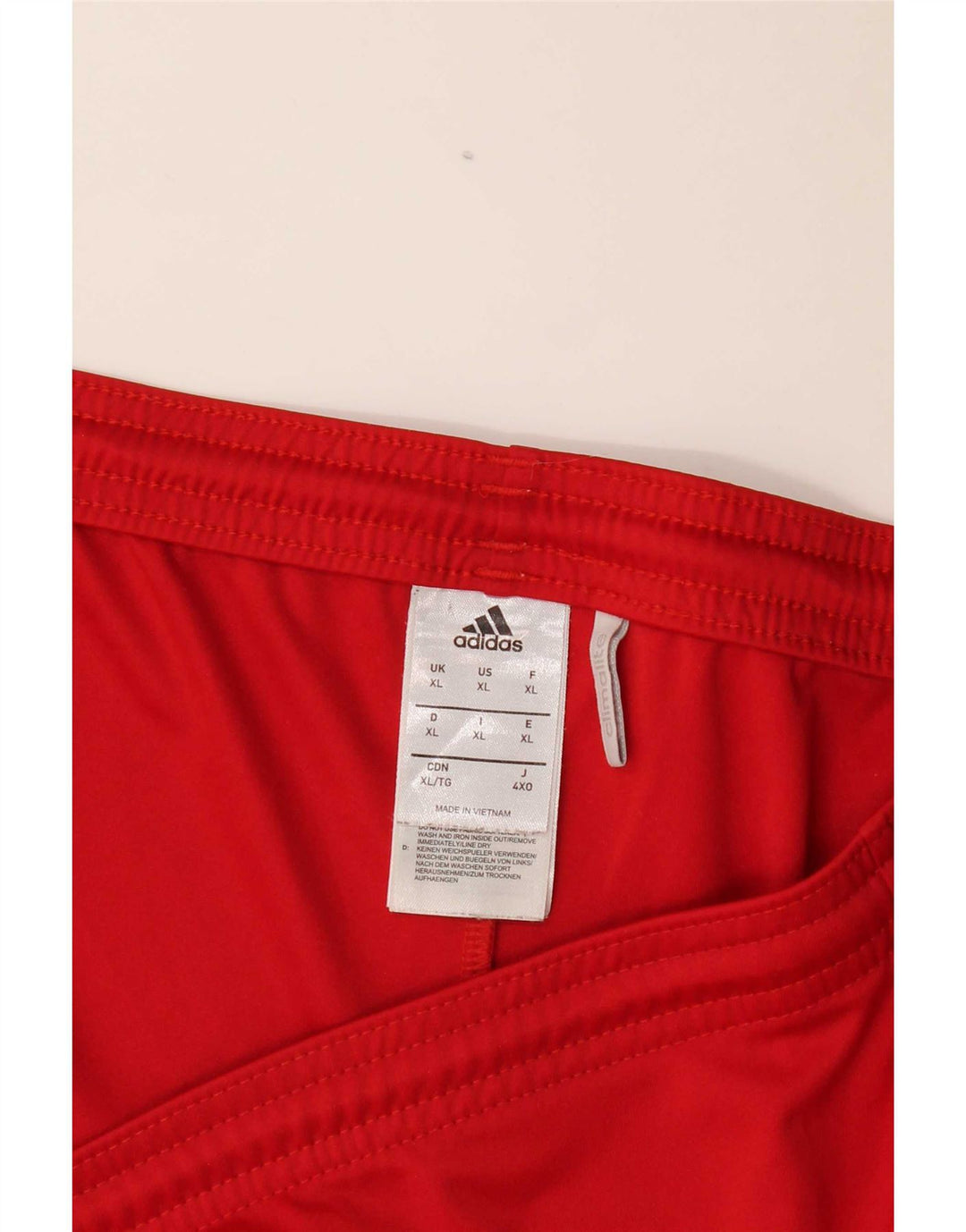 Ανδρικό αθλητικό σορτς Adidas Climalite XL Red Polyester