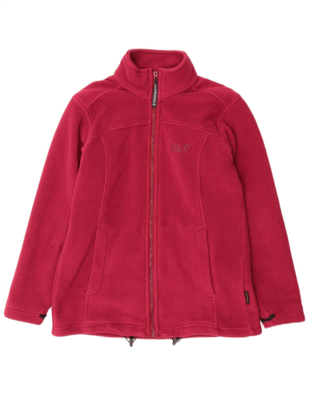 JACK WOLFSKIN Γυναικείο Fleece Jacket UK 16 μεγάλο ροζ πολυεστέρας