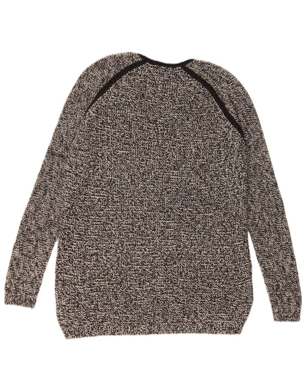 Marks & Spencer Γυναικείο αυτόγραφο πουλόβερ με λαιμόκοψη με V λαιμόκοψη UK 10 Small Black