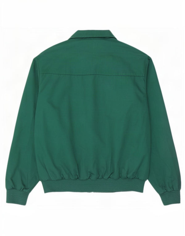 Vintage Ανδρικό Bomber Jacket UK 40 Large Green Polyester