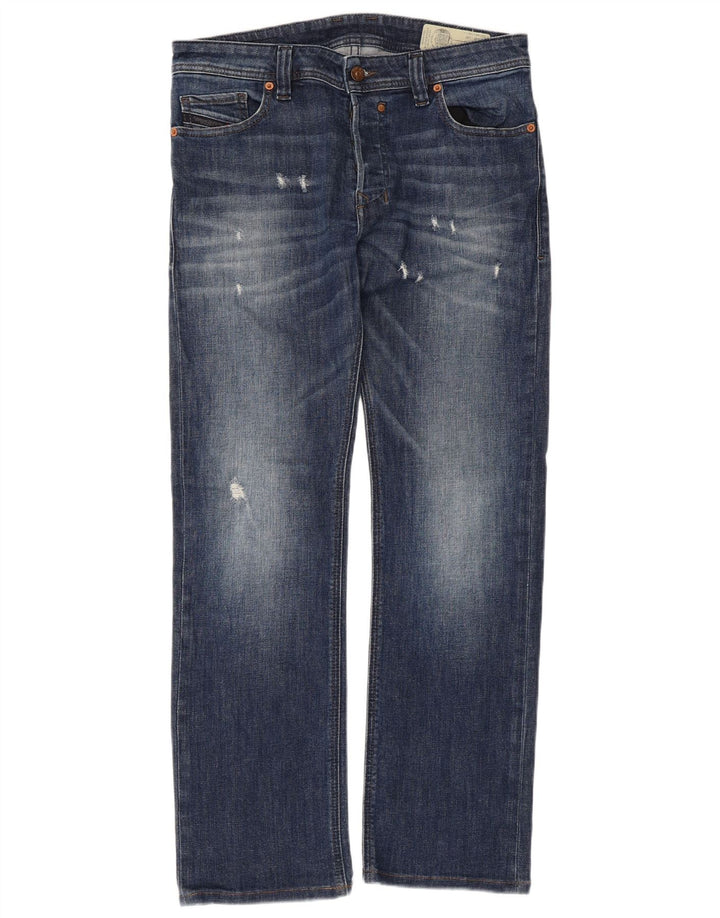 Diesel Ανδρικό Safado Regular Slim Straight Jeans W30 L30 Blue Cotton