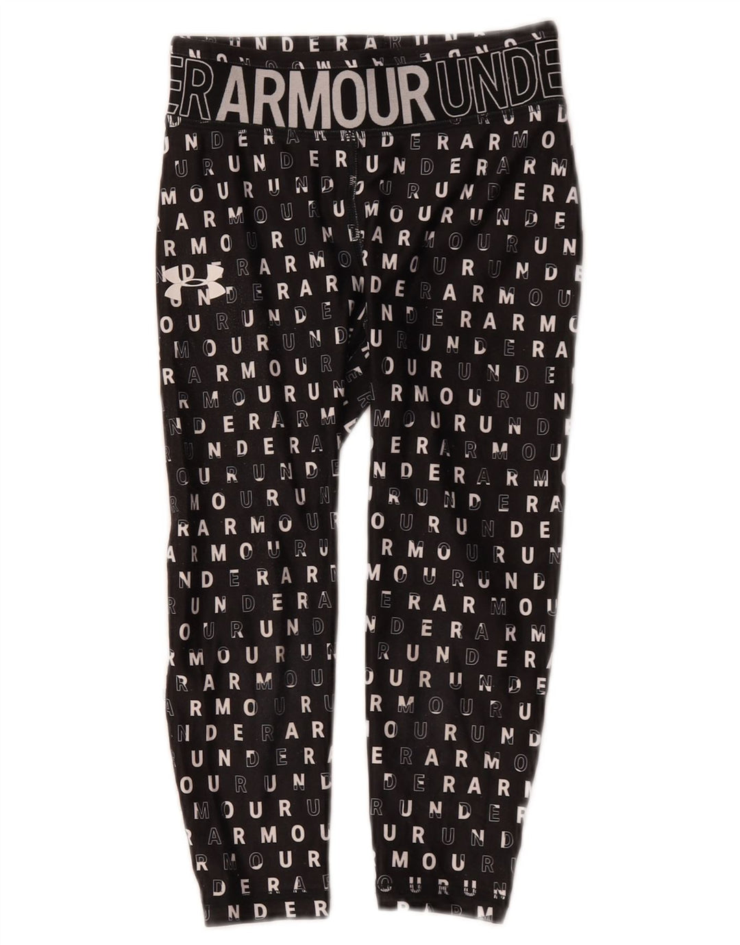 Under Armour Girls Graphic κολάν 7-8 ετών Small Black Polyester
