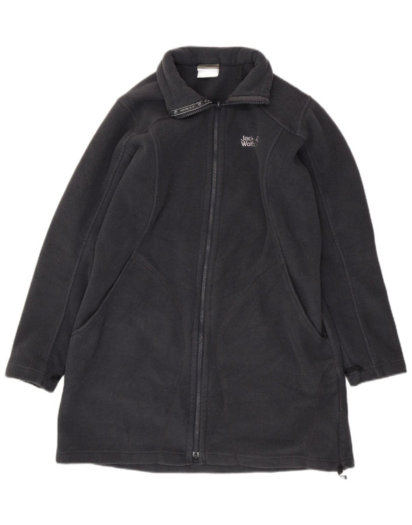 JACK WOLFSKIN Γυναικείο Fleece Windbreaker Coat UK 16 Large Navy Blue
