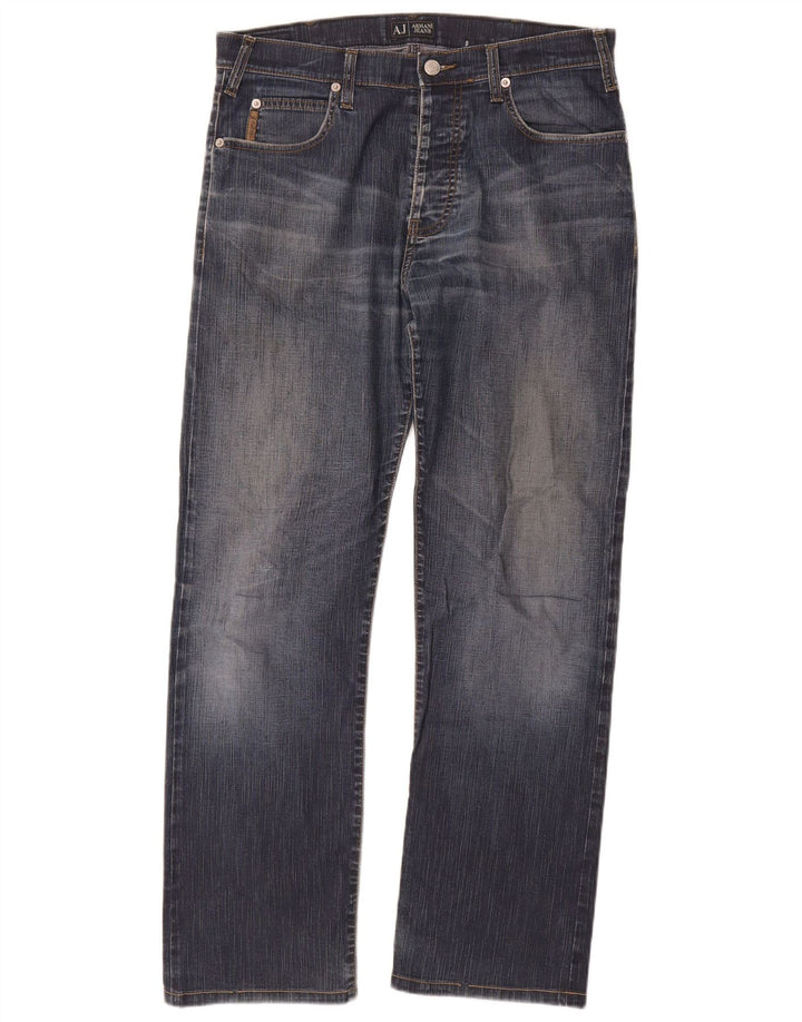 Armani Ανδρικό τζιν ίσιο W33 L29 Μπλε βαμβακερό