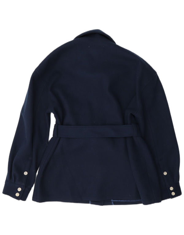 Oasis Γυναικείο Utility Jacket UK 14 Large Navy Blue Polyester