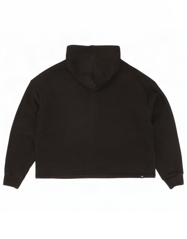 Puma Ανδρικό γραφικό Oversized Hoodie Jumper UK 14 Μεσαίο μαύρο βαμβακερό