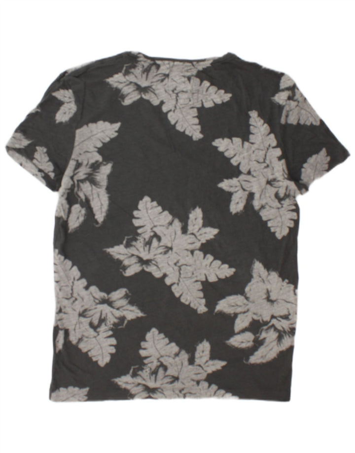 Ανδρικό T-Shirt All Saints Top Medium Grey Floral Βαμβακερό