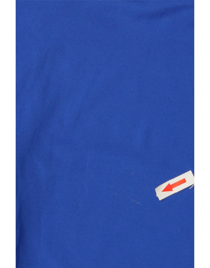 Nike Ανδρικό Dri Fit Τοπ Μακρυμάνικο Μικρό Μπλε Πολυεστέρα