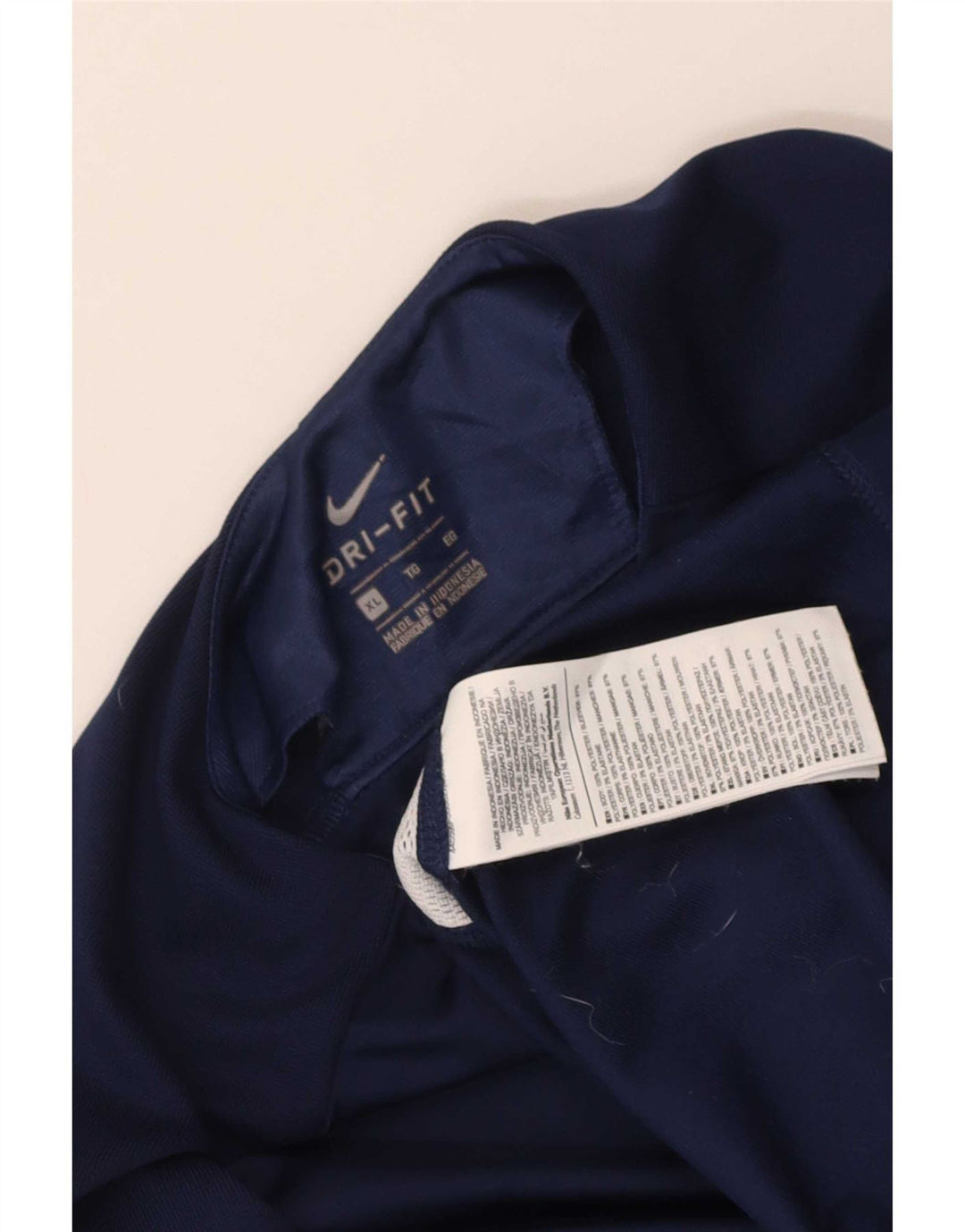 Ανδρική φόρμα Nike Dri Fit με φερμουάρ πουλόβερ στο επάνω μέρος XL Navy Blue Polyester