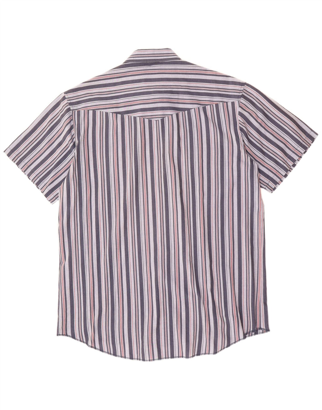 Ανδρικό κοντομάνικο πουκάμισο Wrangler 17 XL Μπλε ριγέ