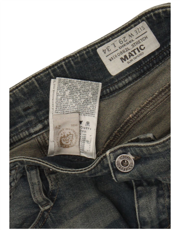 Γυναικεία DIESEL Matic Acid Wash Slim κωνικό τζιν W29 L29 μπλε βαμβακερό