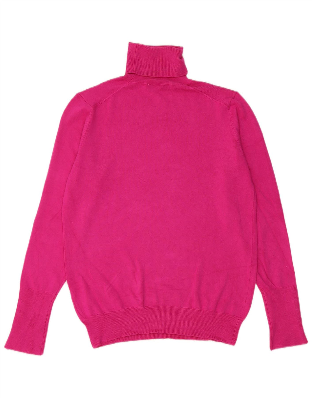Zara Γυναικείο πουλόβερ με ρολό λαιμόκοψη UK 12 Medium Pink