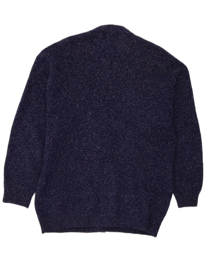 Ανδρικό πουλόβερ J. C. Twidd Cardigan 2XL Blue Argyle/Diamond Wool Classic